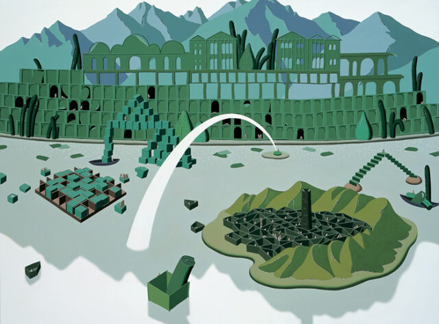 송명진 | Riverside | Acrylic on Canvas | 194x259cm | 2007